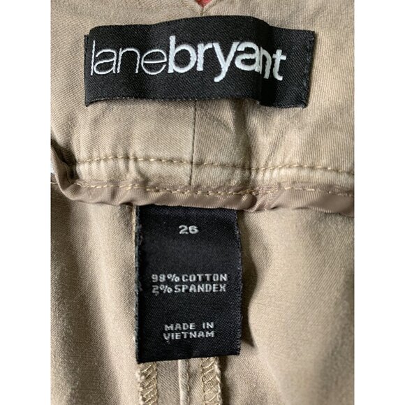 Lane Bryant Womens Black Swing Cardigan & Tan Chino Capri Pants Set 3X REE10488 - Picture 8 of 10